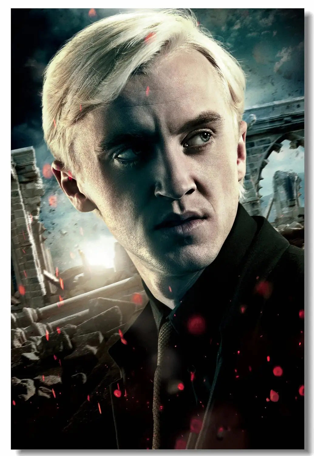 Пользовательские холст настенные принты том Фелтон Драко Малфой плакат HP7 кино-стикеры Настенные все концы обои Детская комната Декор#0651