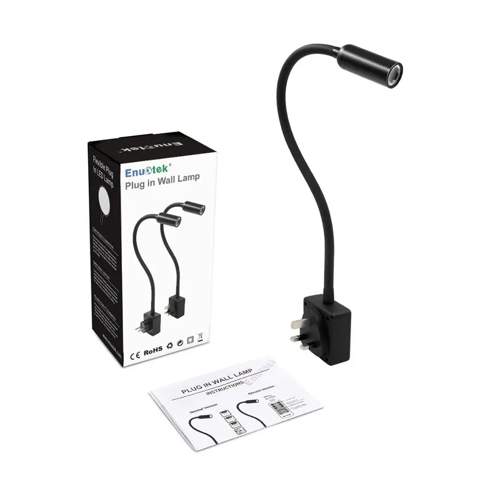 Подключаемый светодиодный настенный светильник с регулируемой яркостью Гибкий