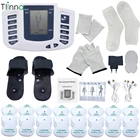 Электронная акупунктурная терапия, электрический стимулятор мышц для расслабления тела, 16 подушечек + тапочки + перчатки