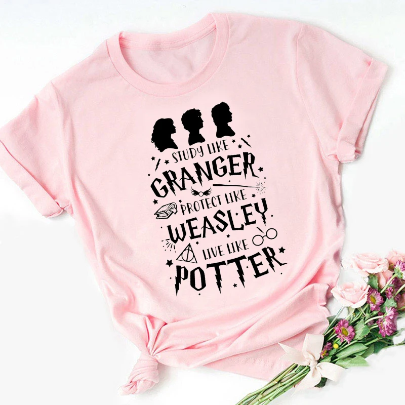 

Женская забавная розовая футболка с графическим принтом, женская летняя новая модная футболка с коротким рукавом, Женская Повседневная сти...