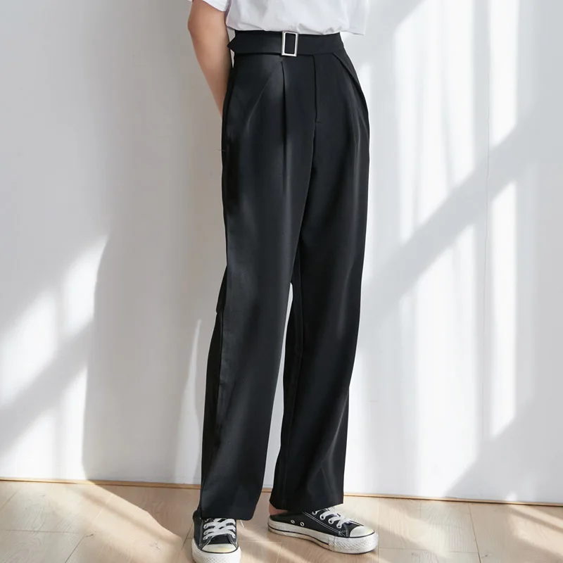 

Женская одежда, трусы, женские брюки для женщин, весна, зима, осень 2020, женские черные Костюмные брюки с высокой талией, D0068