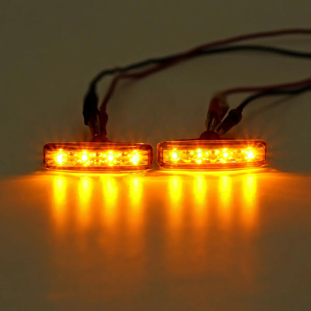 Pair Car LED Turn Signal Indicator Lamp Side Marker Light Warning Accessories 63148360589 For BMW 5Series E39 1997-2003 | Автомобили и