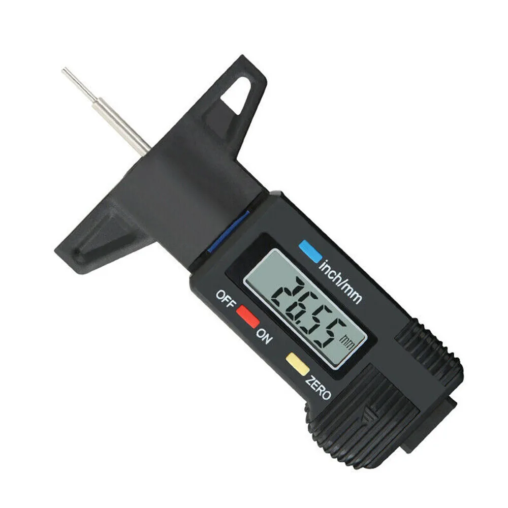 0-25mm Digital Car Tyre Tire Tread Depth Gauge Meter Measurer Tool Caliper Thickness Gauges Monitoring System 0.01mm | Автомобили и