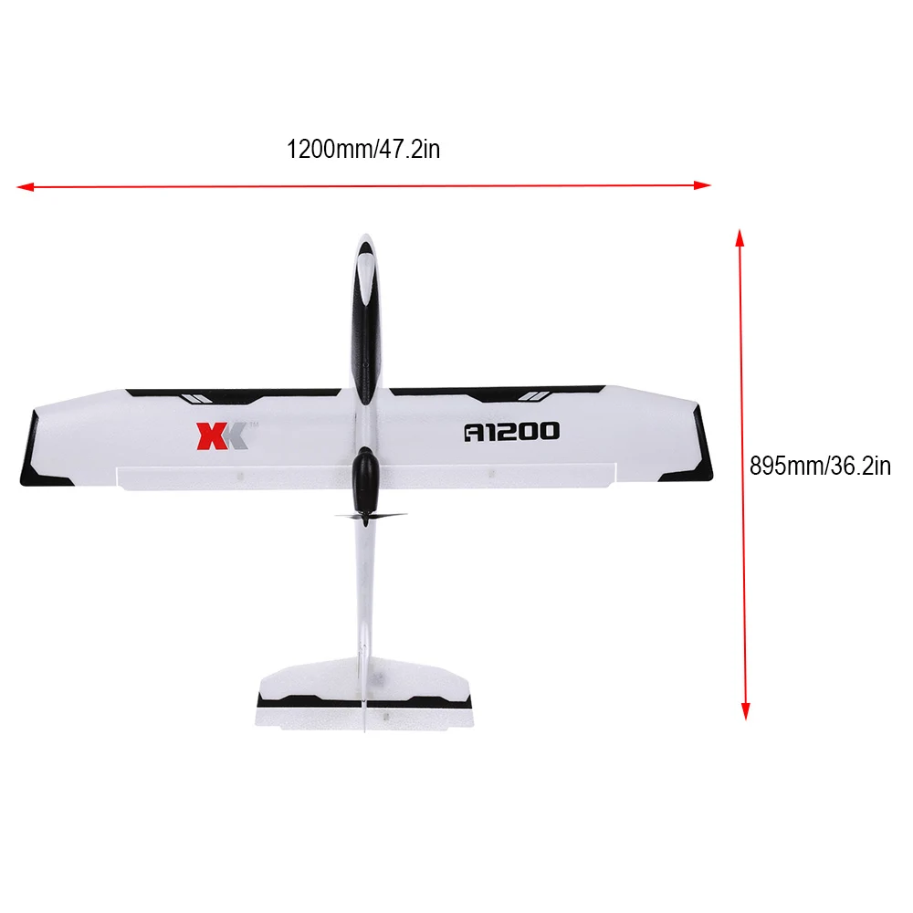 WLtoys XK A1200 3D 6G бесщеточный двигатель фиксированное крыло самолет 5,8G FPV 2,4G 6CH S-FHSS самолет дистанционного управления EPO планер RTF 89 см длина дрона