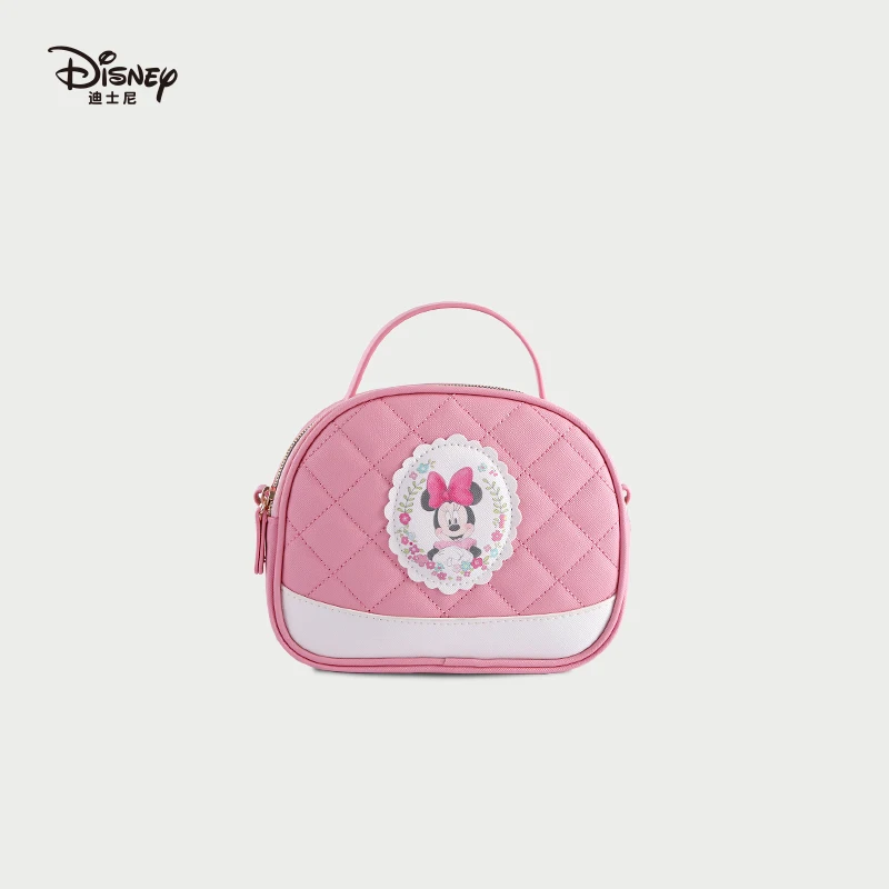 

Disney Original Cartoon Minnie Crossbody Bag Girl carries a small bag with one shoulder and one hand clothes organizer