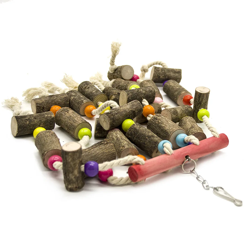 Большой попугай игрушка птица Amazon и более большой бревно укуса игрушки хлопковая