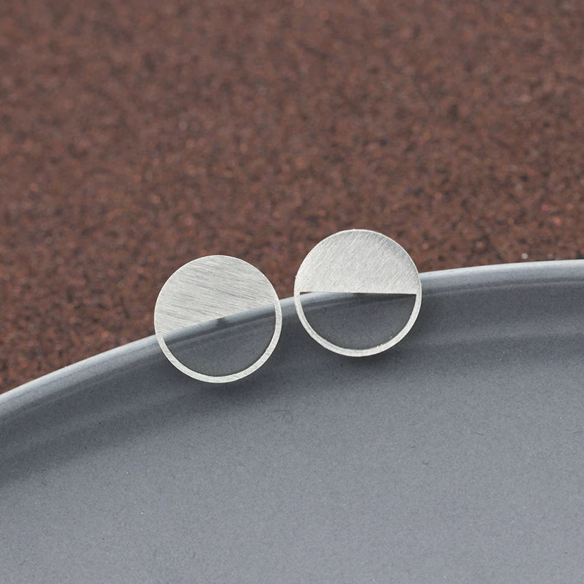 

10 Pairs Gold Color Women Girls Simple Geometric Stud Earrings Round Circle Orecchini Body Jewelry Stainless Steel Bijoux Gifts