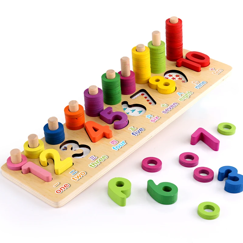 Деревянные детские развивающие игрушки Монтессори Детские Игрушки для раннего