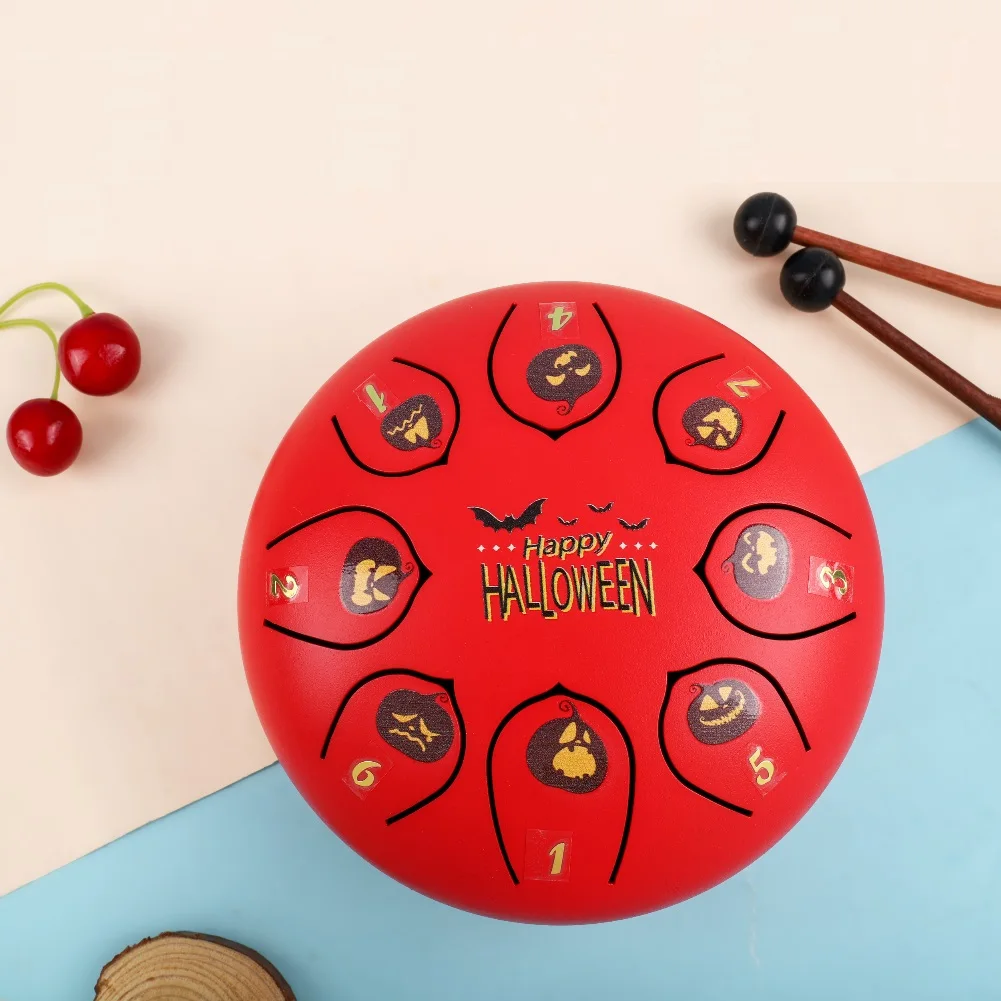 Миниатюрный стальной барабан для языка 6 дюймов 8 тонов медитации йоги