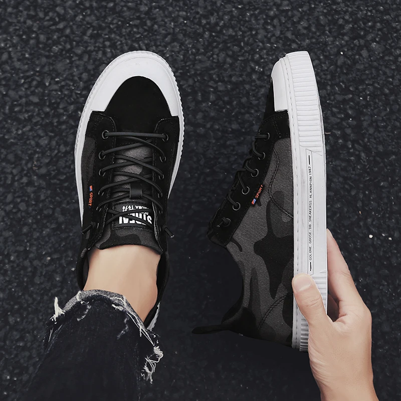 

2020 spring tenis feminino lace-up white shoes Breathable man PU Leather solid color female shoes casual men shoes sneakers