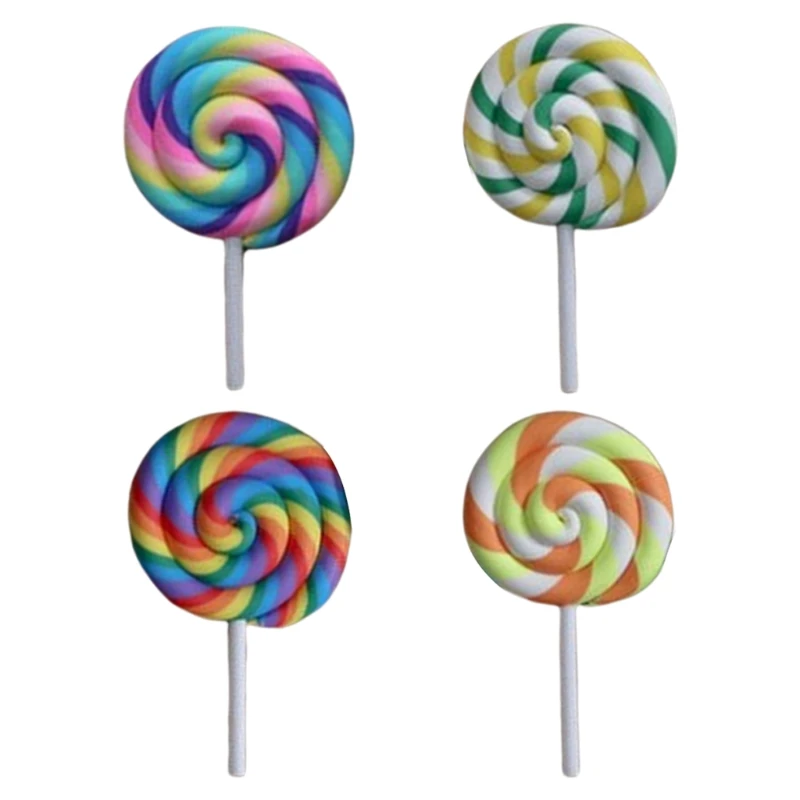 Accesorios de fotograf&iacute;a hechos a mano para beb&eacute;, piruleta de cer&aacute;mica suave para reci&eacute;n nacido, decoraciones, accesorios para posar fotos infantiles-0