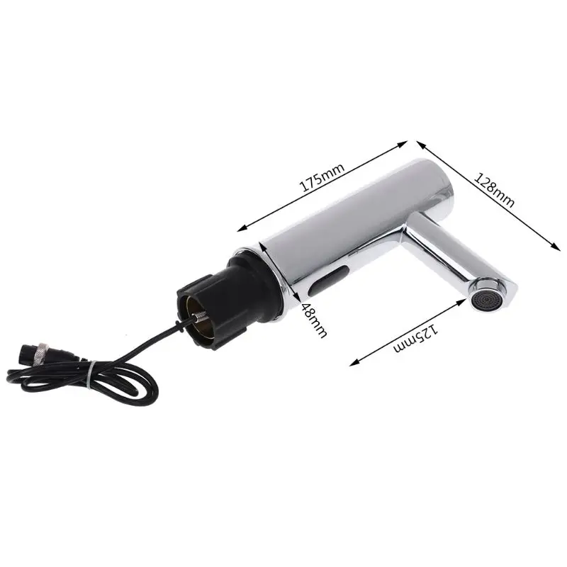 

Bathroom Automatic Infrared Sensor Sink Faucet Touchless Basin Water Tap Deck Mounted