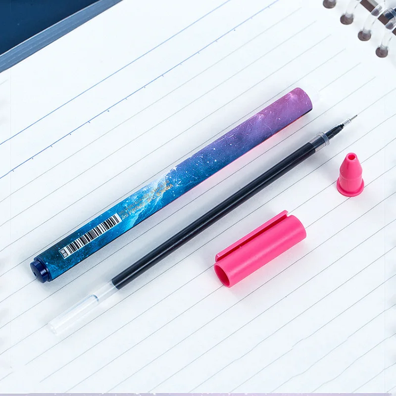 

3pcs/lot gel pen kawaii Quick drying Cap neutral pen bullet journal supplies Creative cute morandi Simple small fresh