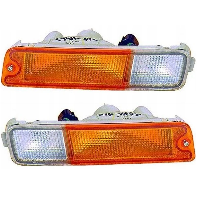 1 Pair Car Front Bumper Fog Light Bar Lamp Indicator Blinker Lights For Mitsubishi Triton Ute MK Series 2 3 109133 | Автомобили и