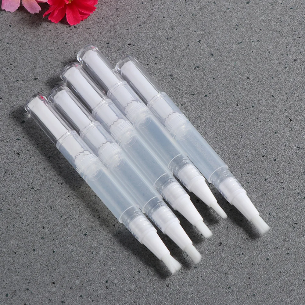 

21Pcs Transparent Empty Nail Oil Pen Cosmetics Container Lip Gloss Applicators Liquid Tube (NO.1, 3ml)