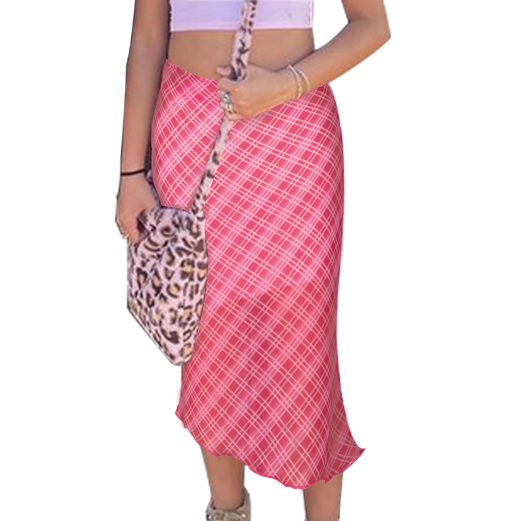 

2021 Women Fashion Plaid Print Skirt Ladies Female Stylish Skirt for Shopping Daily Wear,comfortable to wear/skin friendly