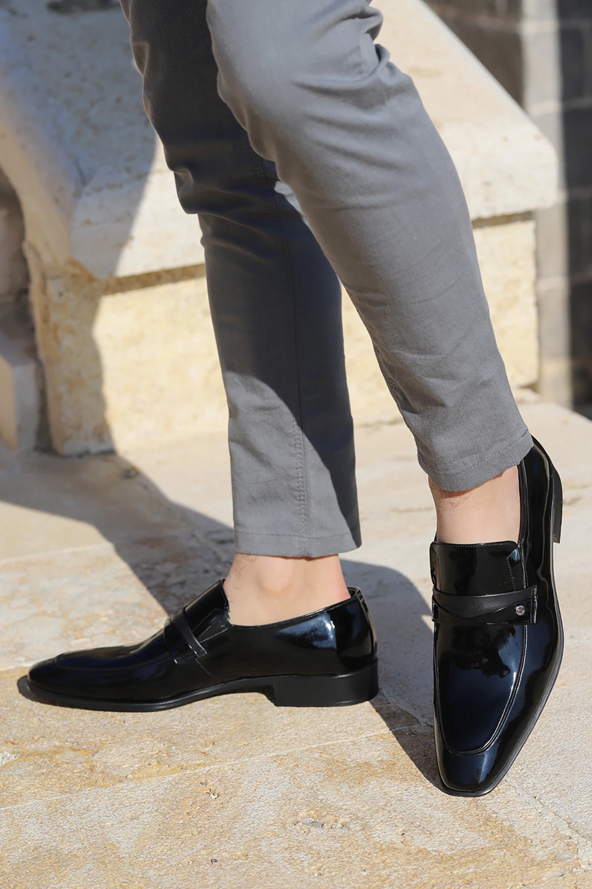 Ayakland P507 Japanned Leather 100 Classic Men 'S Shoes | Обувь