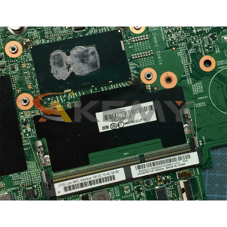 

Akemy For Lenovo ThinkPad P40 Yoga 460 Laptop Motherboard LCL-1 MB 14283-2 I5 6300U 2G Discrete Graphics 100% Test OK