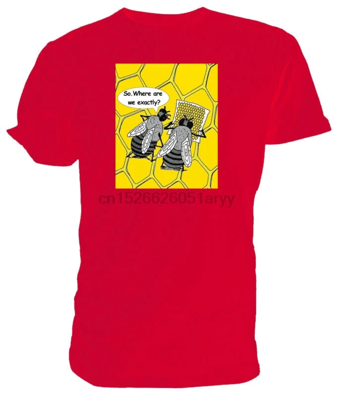 

Lost Bees T shirt Cartoon Humour Choice of size & colours