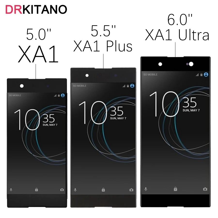ЖК дисплей для Sony XA1 Plus 5 0 дюймов сенсорный экран SONY Xperia Ultra LCD G3221 G3223 G3212 G3226 G3116 G3121
