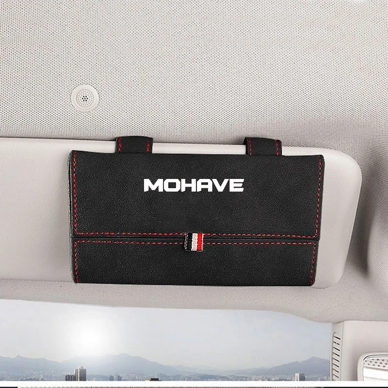 

1pc For Kia Mohave Flocking Auto Glasses Box Storage Holder Car Sunglasses Case Holder Organizer Interior Accessories