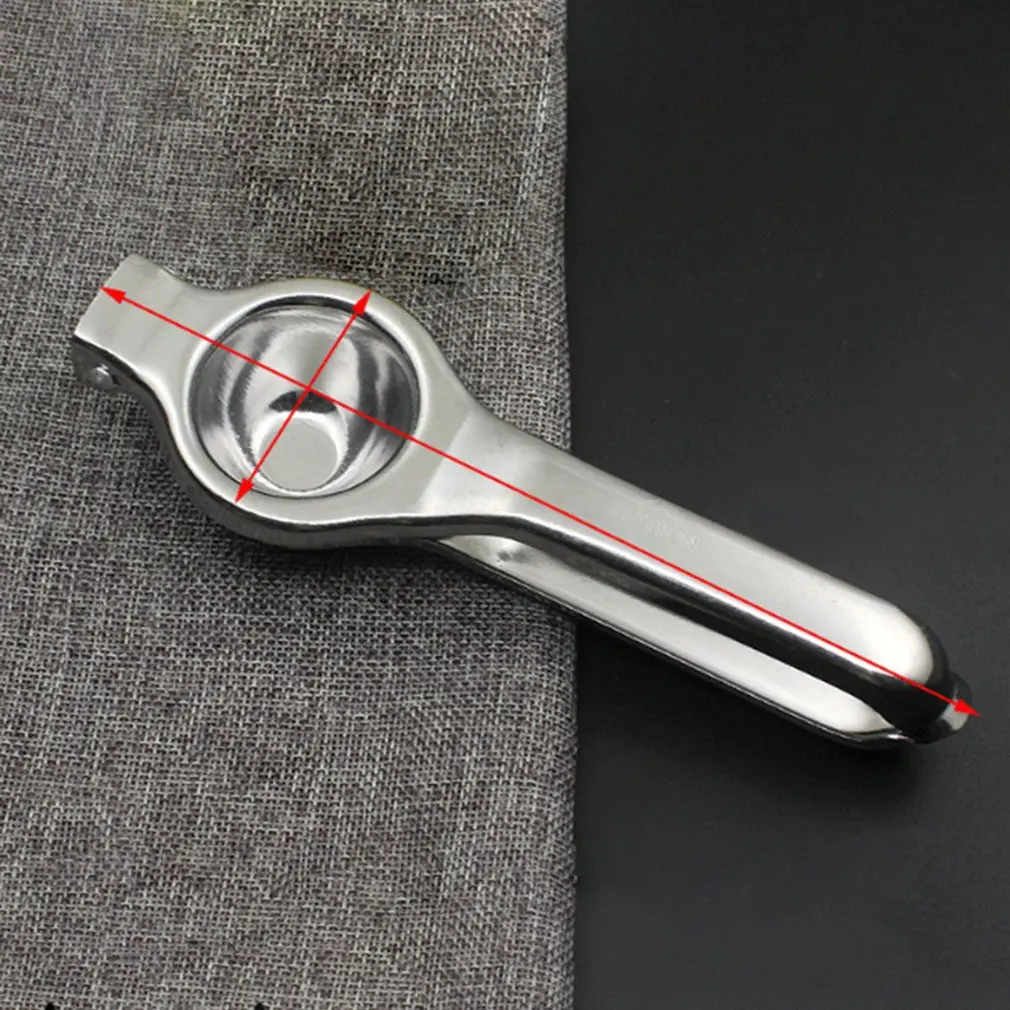 

Kitchen Bar Stainless Steel Lemon Orange Lime Squeezer Manual Juicer Hand Press Kitchen Cookware Fresh Juice Tool