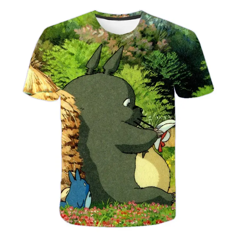 

2021 vero novas desenhos animados grficos engraado chinchila animao harajuku camiseta unisex moda t camisa Boys and girls
