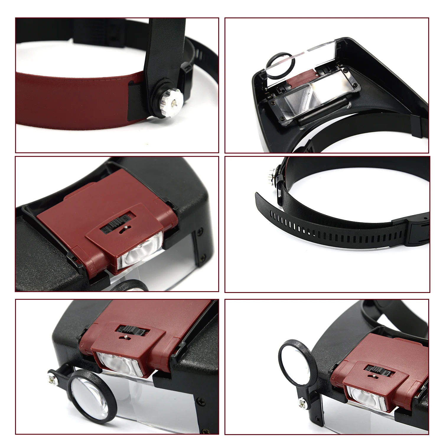 Behogar Лупа микроскоп Шлем лупа Стекло увеличительное es vergrootglas Lupas Con Luz