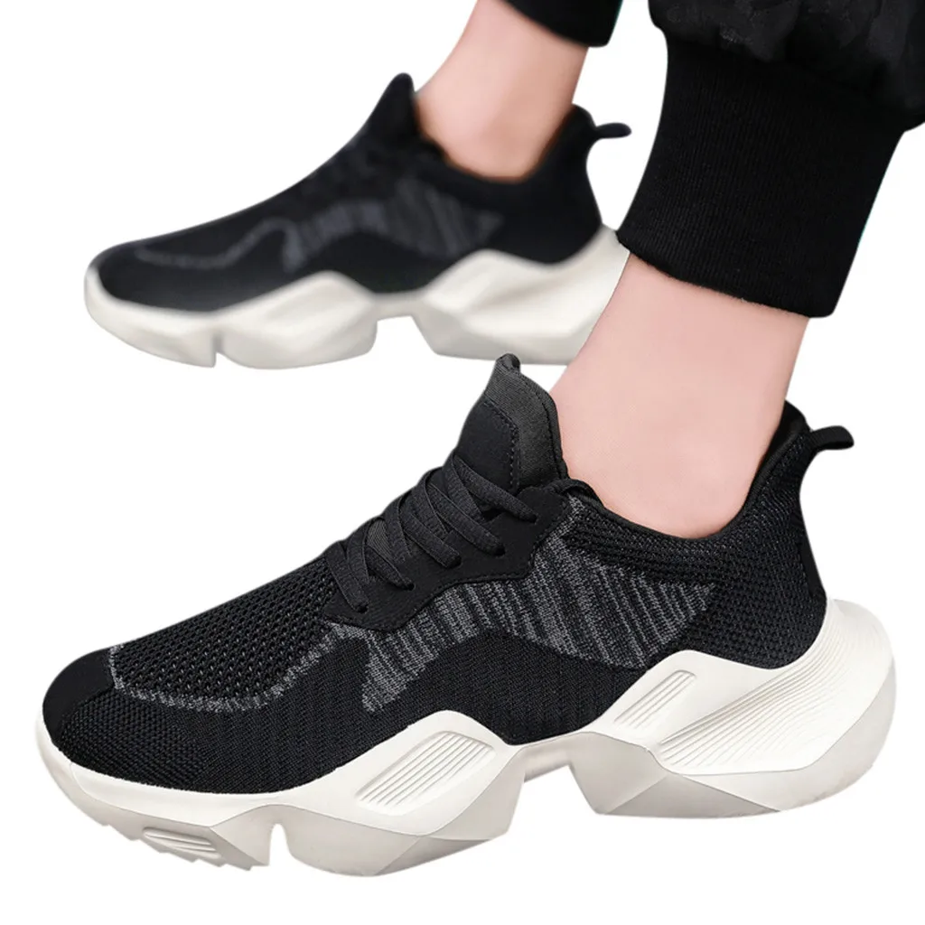 Новинка; Мужская Спортивная обувь balenciaca; дышащая повседневная обувь; студенческий светильник из сетчатого материала; спортивная обувь для мужчин; кроссовки без шнуровки