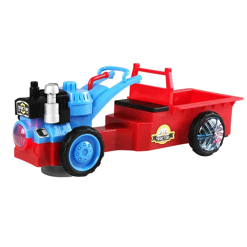 

Novelty Gag Toys Mini Car Model Engineering Car Model Plastic Children Mini Engineering Car Model Light Music Toy Boy's Toy Car