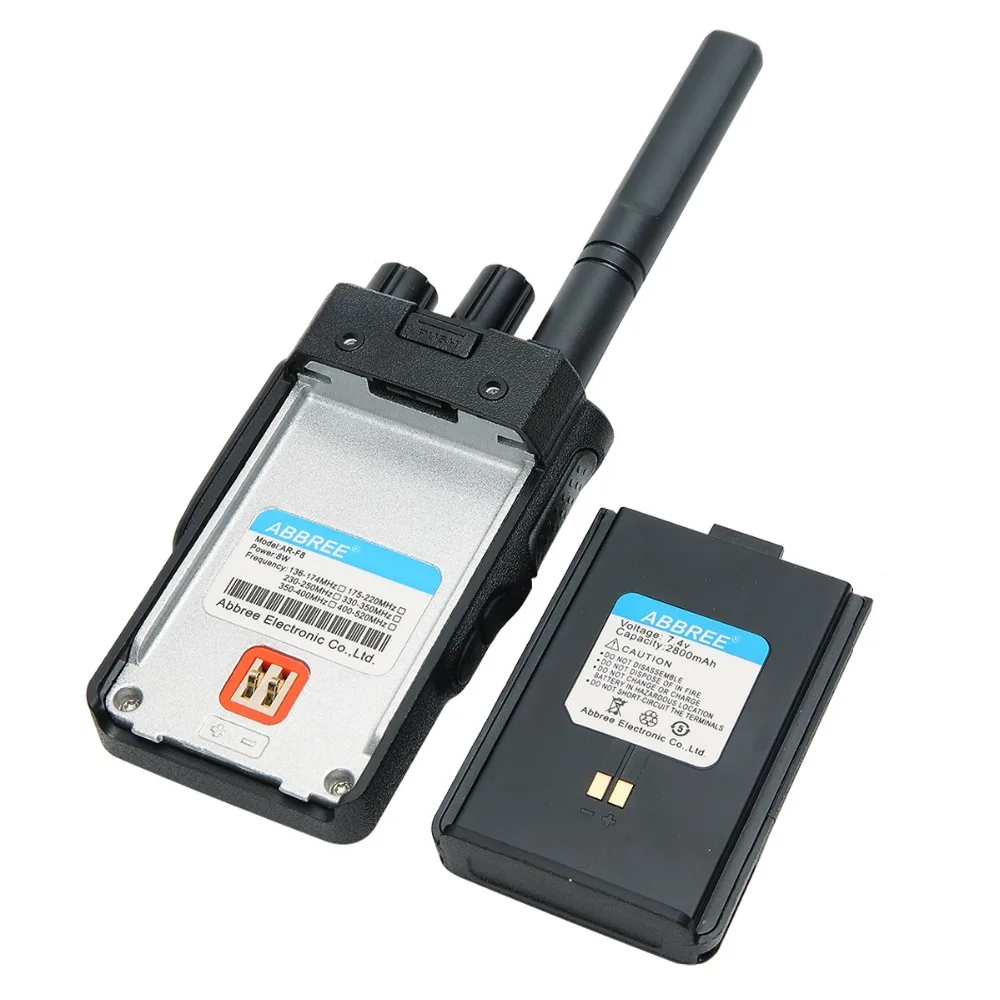 ABBREE AR-F8 gps расположение обмен всеми диапазонами(136-520 МГц) Частота/CTCSS обнаружения Walkie Talkie добавить AR-775 телескопическая антенна