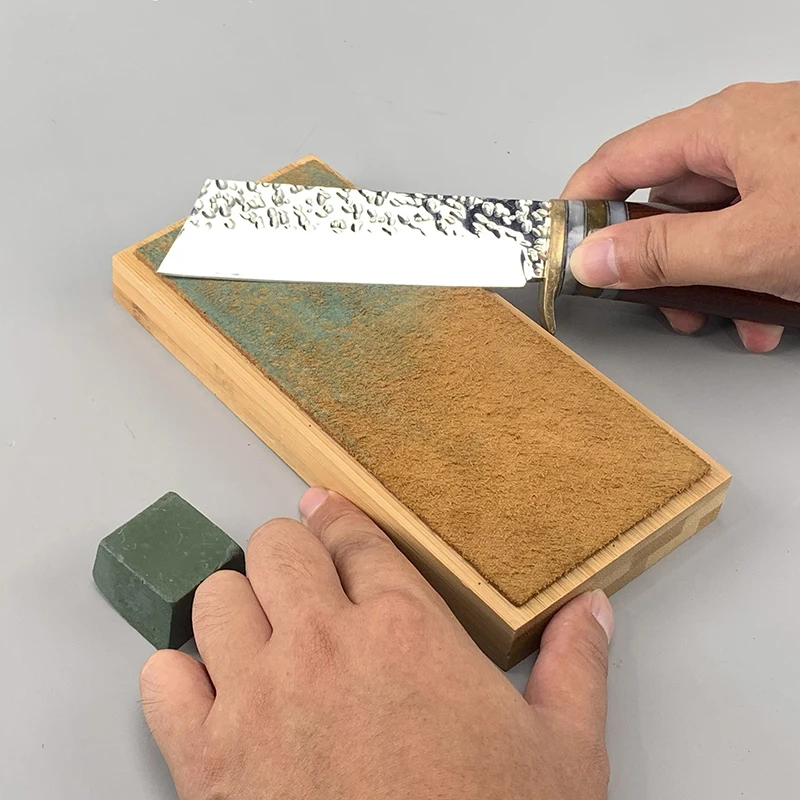 

17*7cm Professional sharpening stone 3000 grit Knife sharpener Polished Leather tools Paste set Double-sided base EVA Whetstone