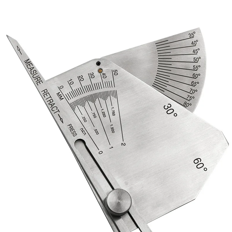 High quality Stainless steel weld gauge Debugging of mechanical threads Mould testing debugging tools Fillet machinist gauges |