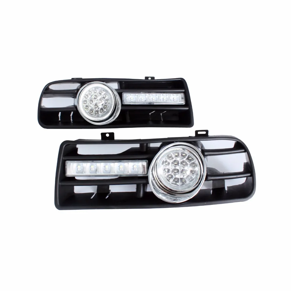 Для VW Volkswagen GOLF MK4 1998-2004 2 шт. авто светодиодный автомобильный бампер решетка DRL