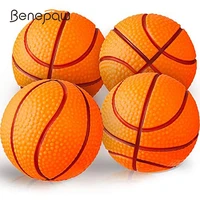 benepaw safe eva dog ball durable bouncy fetch basketball chew pet toys for small medium dogs traning puppy game interactive