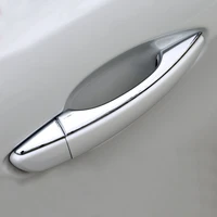 car products fit for peugeot 3008 5008 2016 2020 accessories side door handle decorative stickers cover 8pcs exterior parts