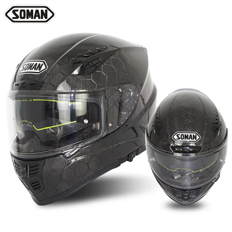 Оригинальный мотоциклетный шлем из углеродного волокна для мотокросса