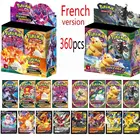360 шт. французская версия карт Pokemon Dark Ablaze яркое напряжение TCG серии Booster Box коллекция торговых карт игра игрушки