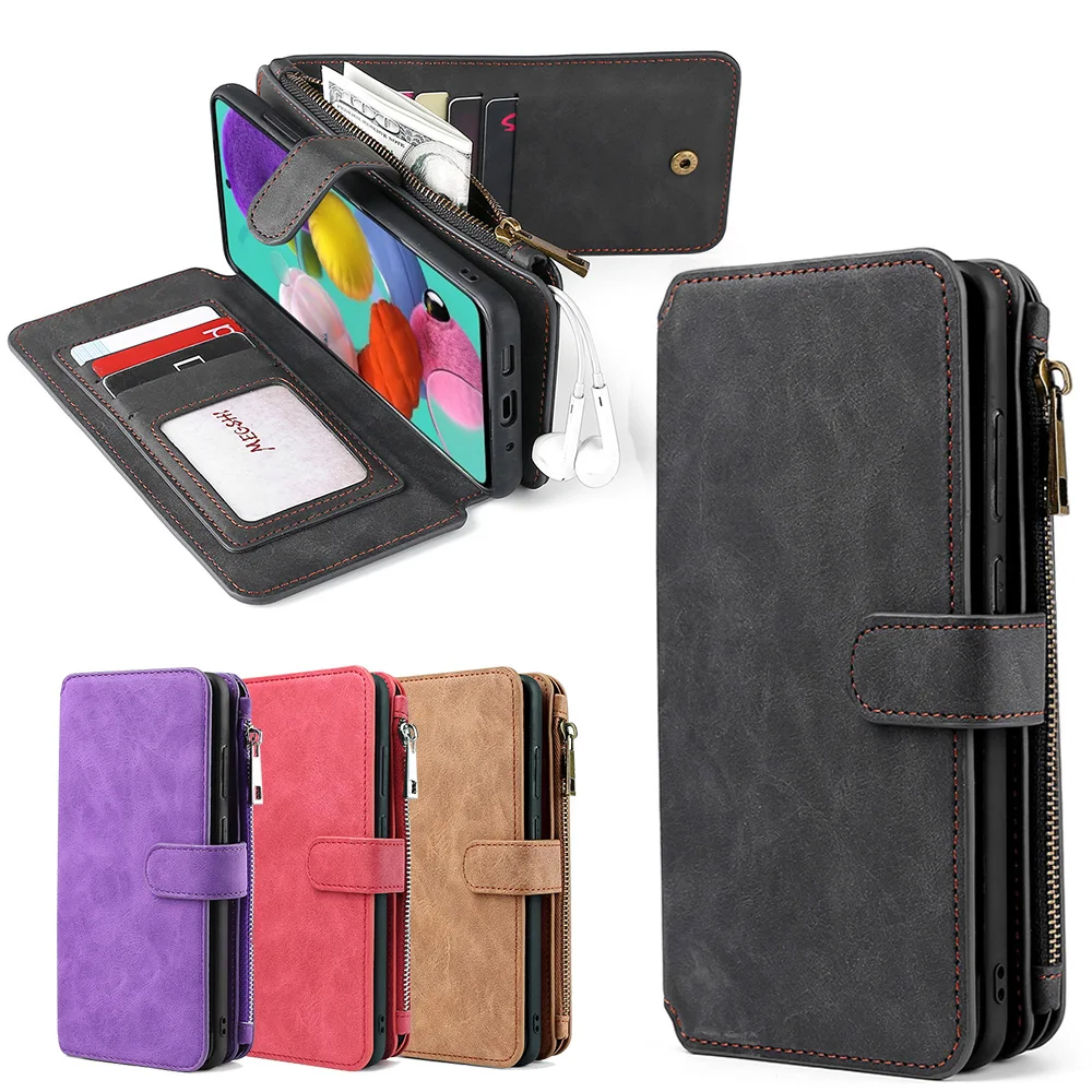 

Чехол-бумажник из искусственной кожи для Samsung Galaxy Note20 Ultra M31 S8 S9 S10 S20 S21 A20E A50 A51 A70 A71