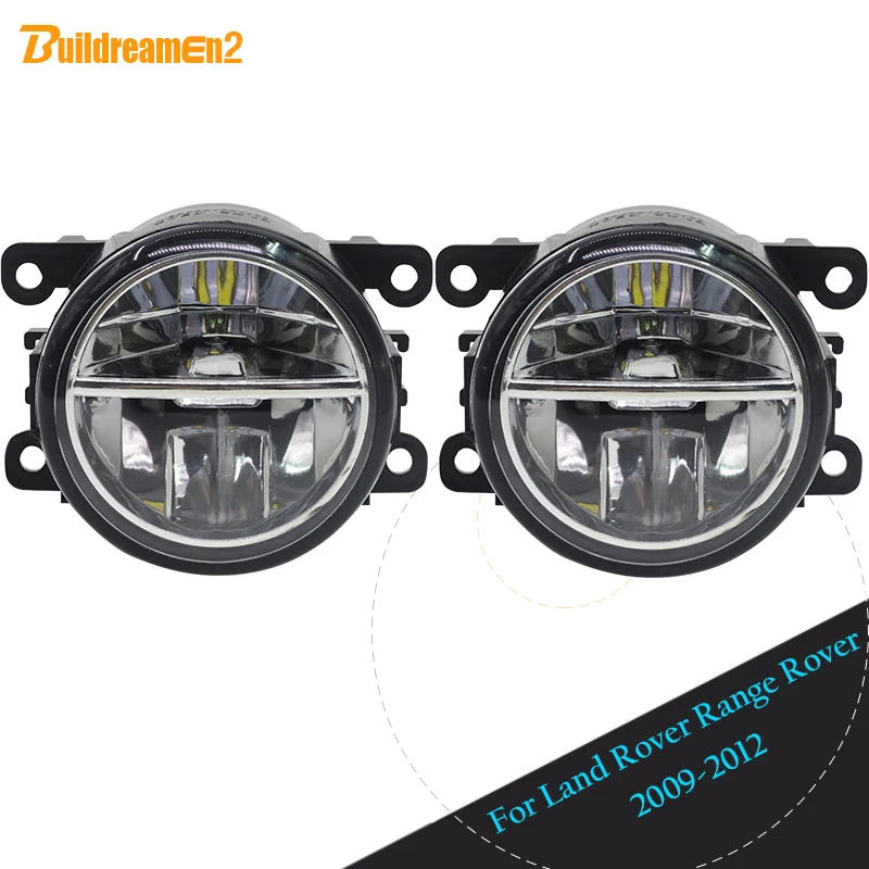 Buildreamen2 2 шт. автомобиль 4000LM светодиодный туман светильник дневного DRL 12 В для Land