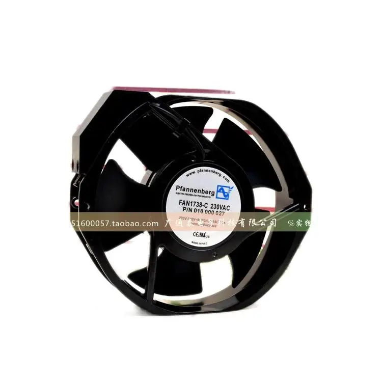 Ventilador de 17238 Ventilador de Refrigeração Pfannenberg 17cm Fan1738-c 230v 0.160.17 um Ventiladores e resfriadores