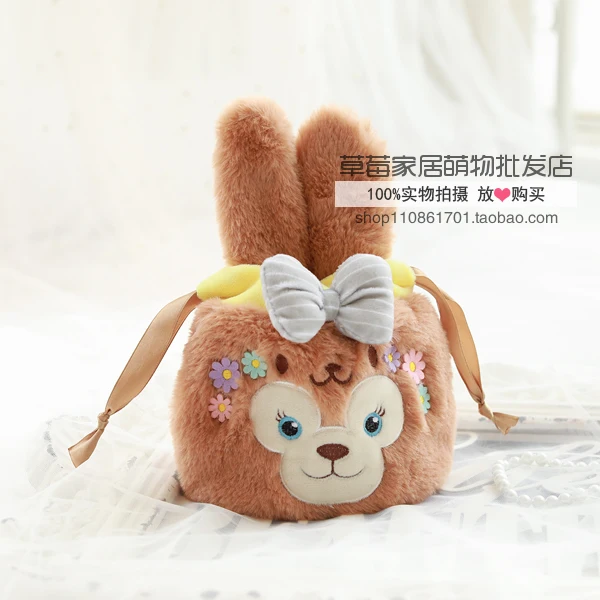 Медведь Даффи Stellalou Sanrio, Hello Kitty с рисунками из мультфильма «My Melody Cinnamoroll персонажи Little Twin Stars косметичка рисовать Органайзер с карманами, который крепится на сумки-косметички