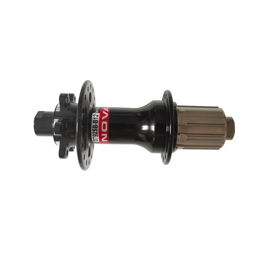 Стальная задняя втулка Novatec D792SB-B12 Rear BOOST с бесплатным хабом 6Bolts Screw 148x12 MTB J Hook велосипедный диск Cube 24H 28H 32H HG 10v 11v Cassette on.