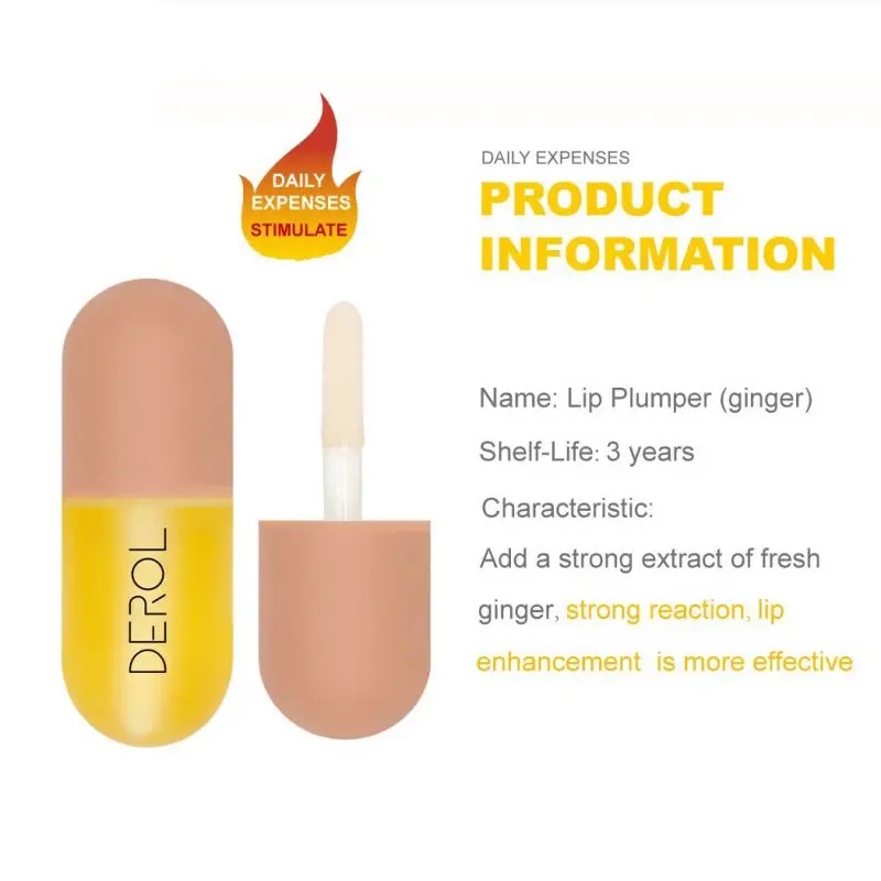 Новый блеск для губ в форме капсулы восстановления увлажняющий Праймер жидкий