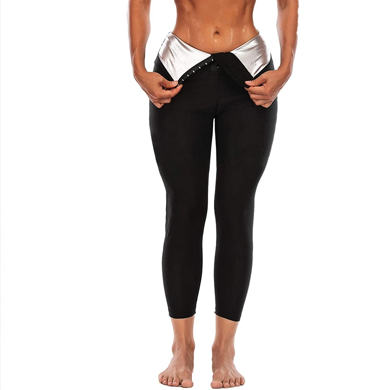 Женские Термо штаны для сауны тренировочные шорты похудения горячие термальные