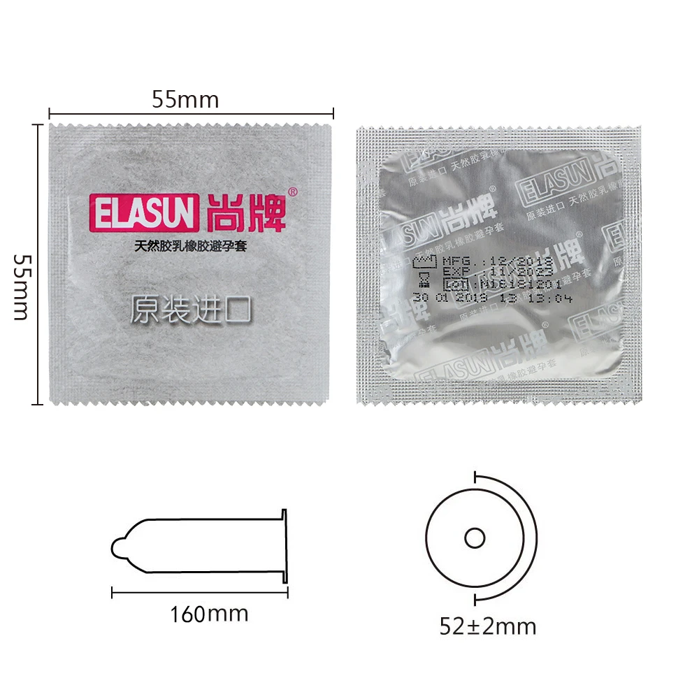 OLO 100 шт./упак. натуральные латексные презервативы для мужчин Эротические товары