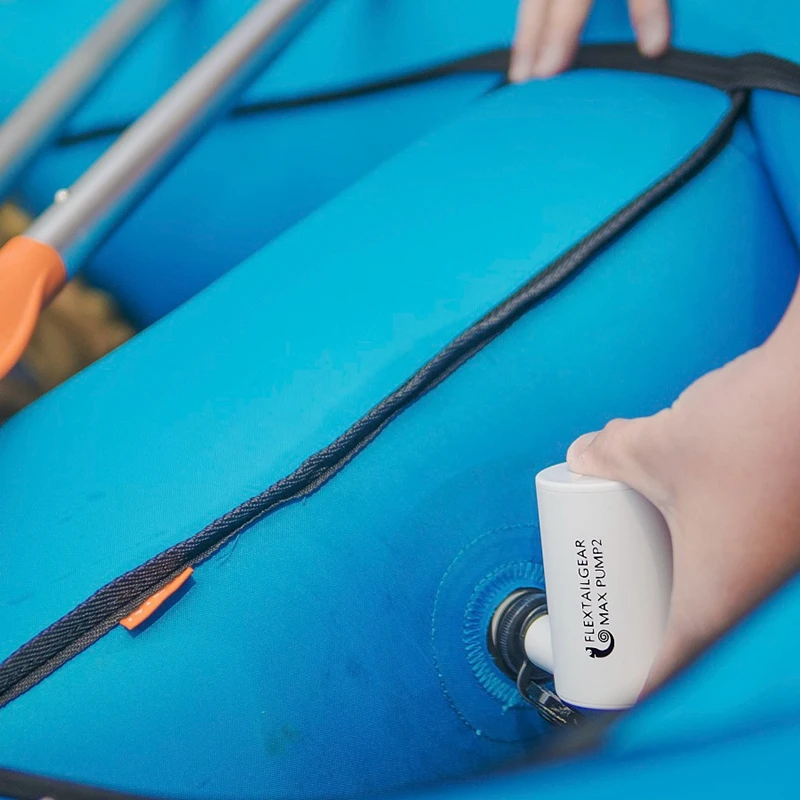 FLEXTAILGEAR Max Pump 2 Ultralight USB Rechargeable Waterproof Air Pump Inflate Deflate for Swimming Ring Camping Pad Mattress