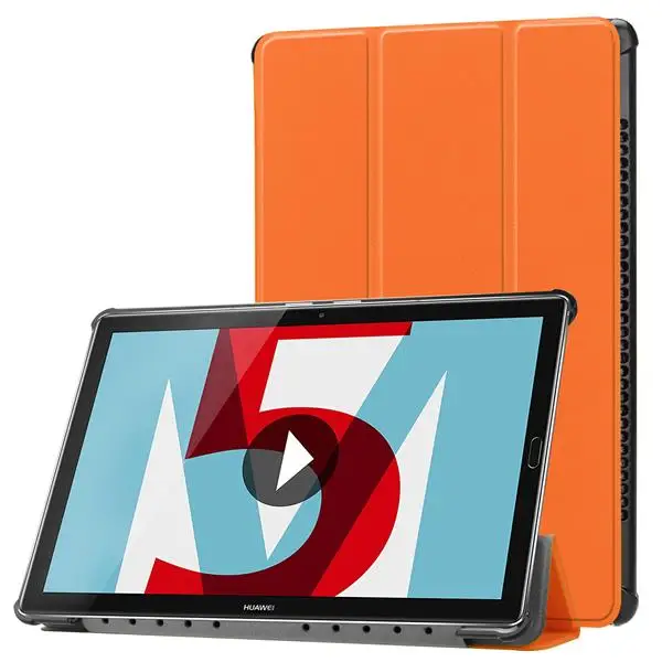 HWMT510 KST OR Чехол с подставкой для huawei mediapad M5 10,8 чехол для huawei mediapad M5 10(PRO) CMR-AL09/CMR-W09+ Бесплатный подарок - Цвет: HWMT510 KST OR