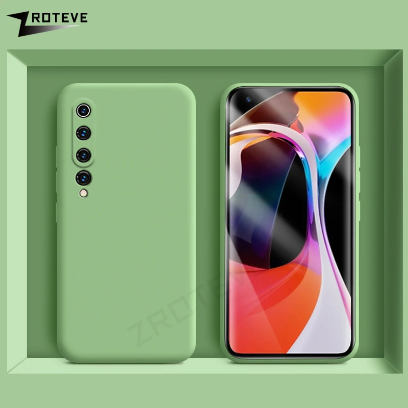 Чехол для Mi 10 жидкий силиконовый чехол Xiaomi 9 Lite Mi8 SE Xiomi Mi9T Mi10T Mi10 Ultra чехлы 9T 10T
