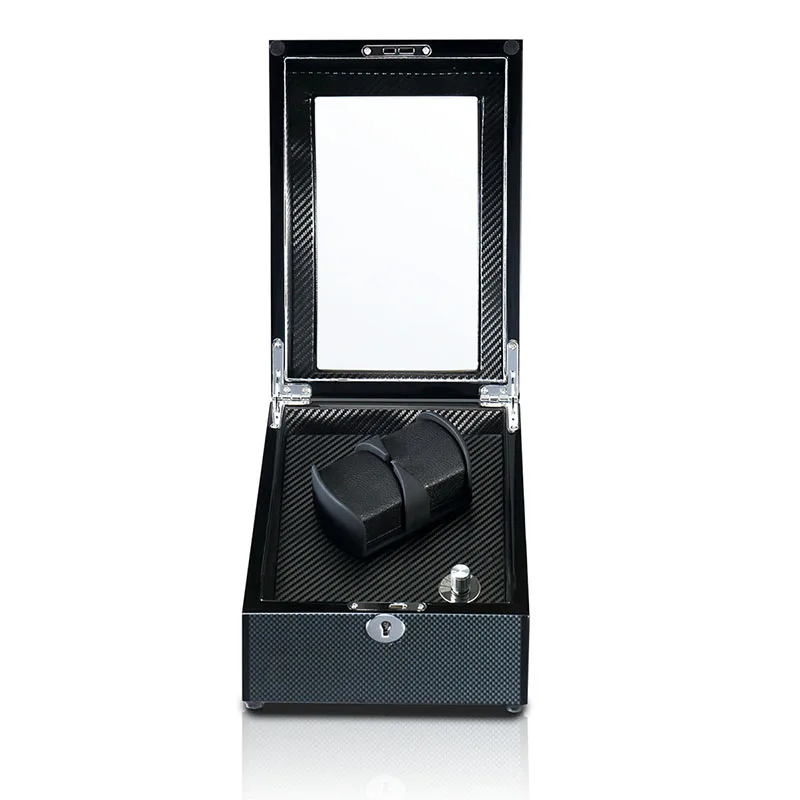 Watch Winder Box Case Storage Shaker Display Automatic Wooden Single Motor 5 Slots Rotation Holder Organizer Piano finish | Наручные часы
